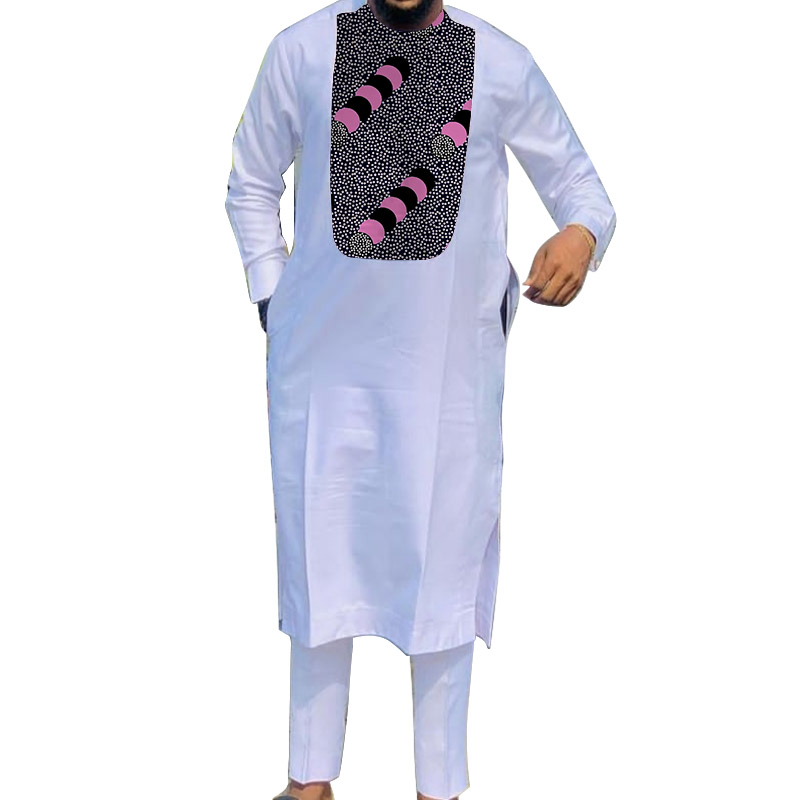 Dashiki Shirt Men - Ensemble de Robe Africaine et Musulmane