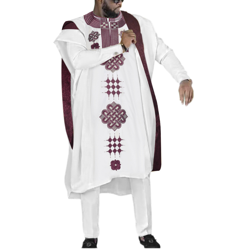 Dashiki Shirt Men - H & D-Vêtements traditionnels africains brodés