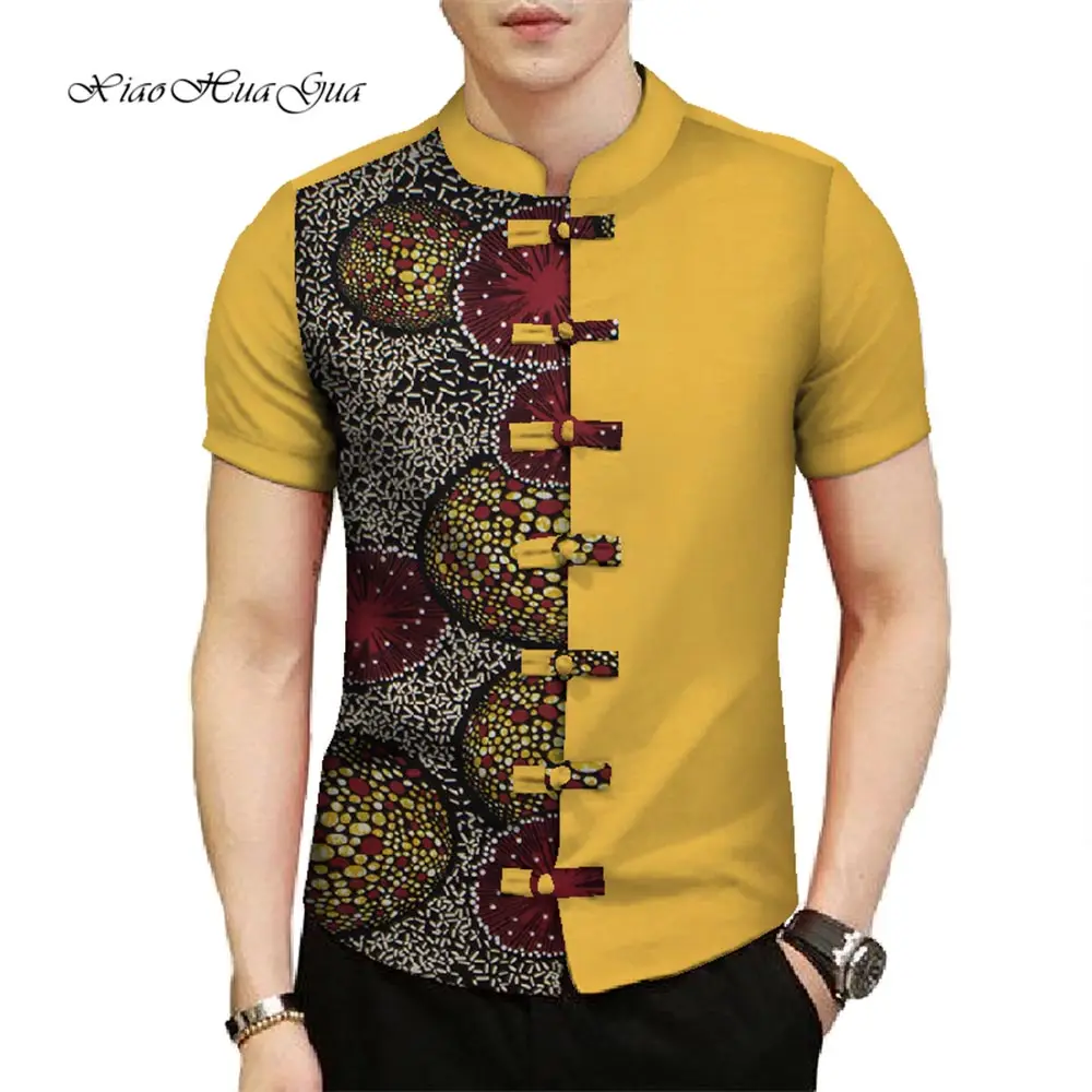 Dashiki Shirt Men - Vêtements Africains Décontractés pour Hommes, Chemise