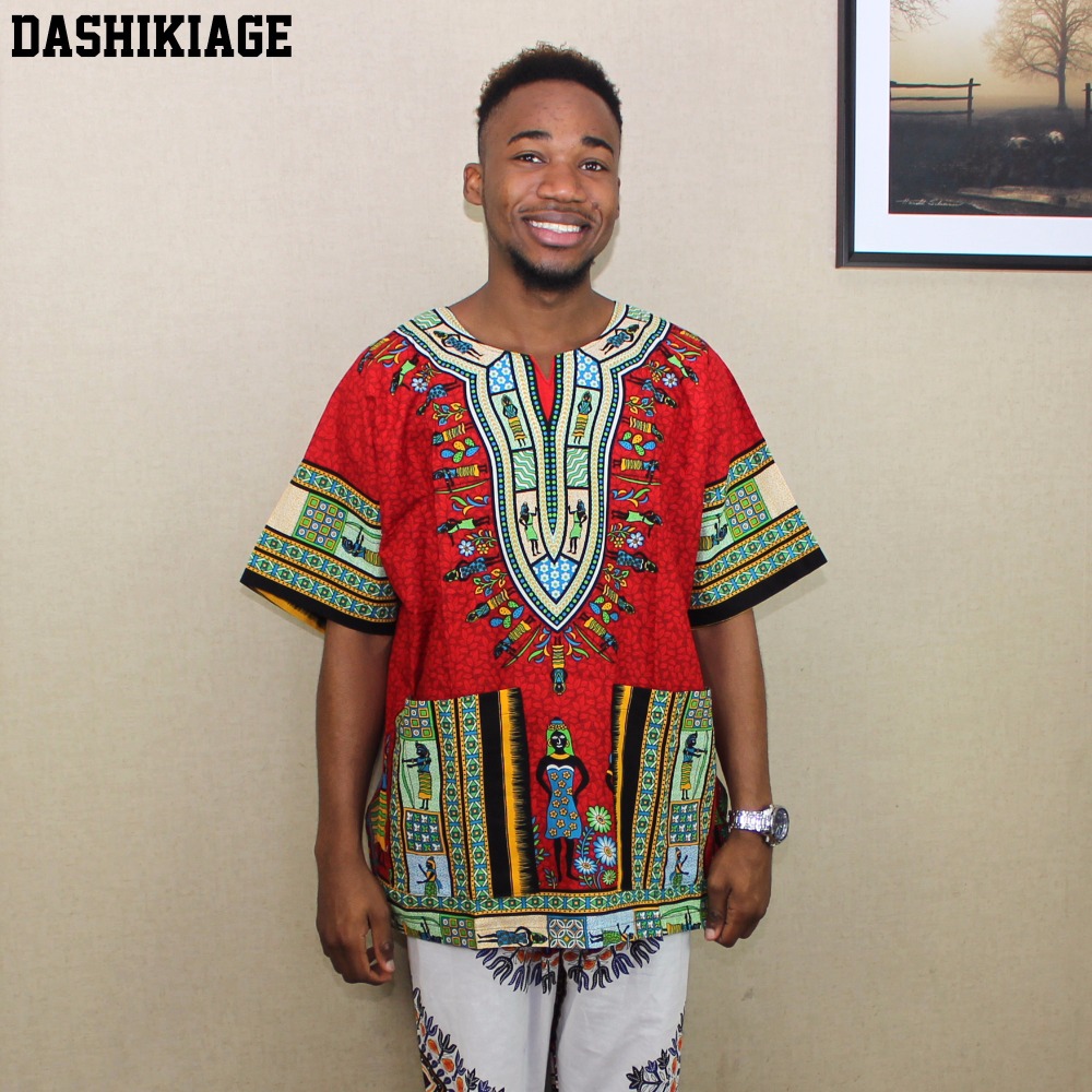 Dashiki Shirt Men - (expédition rapide) 2016 nouveau Design de