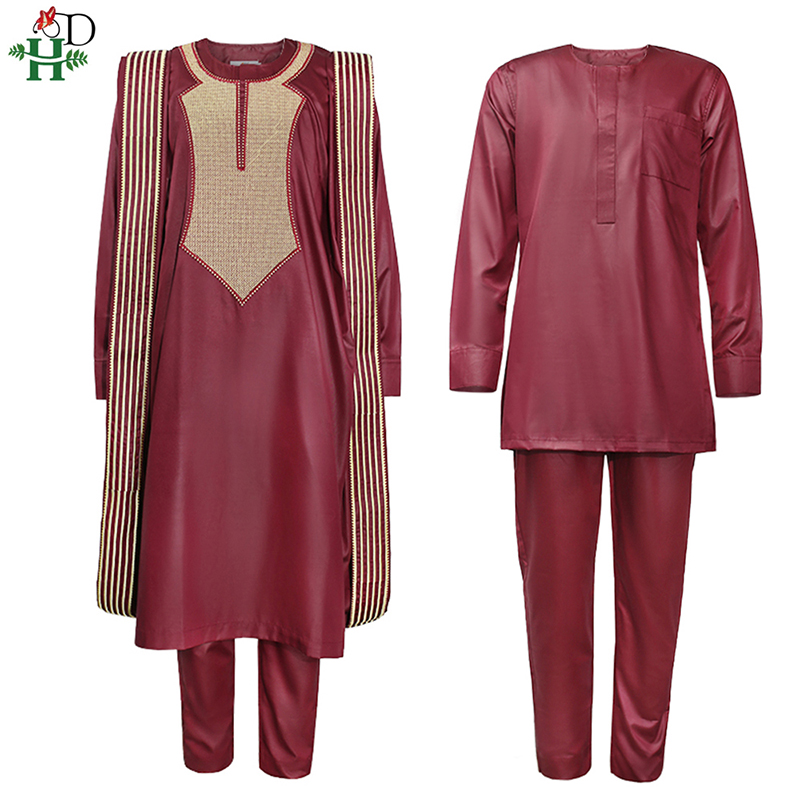 H & D africain Agbada costume  - Dashiki Shirt Men avis et prix