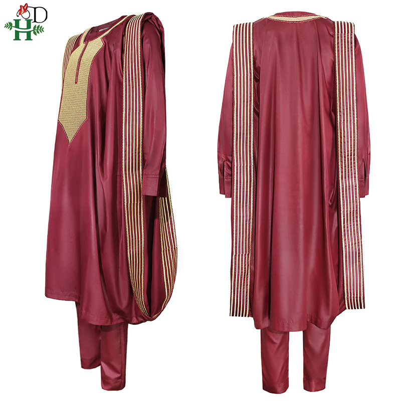 H & D africain Agbada costume  - Dashiki Shirt Men avis et prix