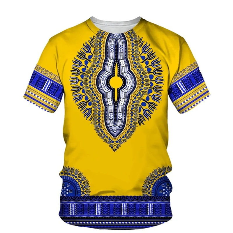 T-shirt unisexe à motifs ethni - Dashiki Shirt Men avis et prix