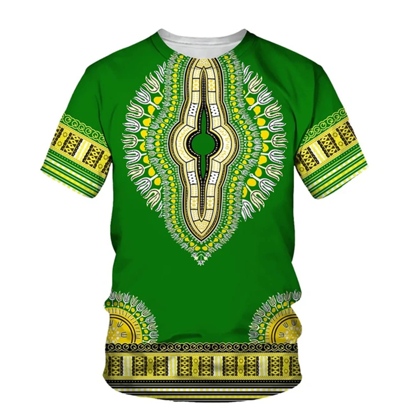T-shirt unisexe à motifs ethni - Dashiki Shirt Men avis et prix