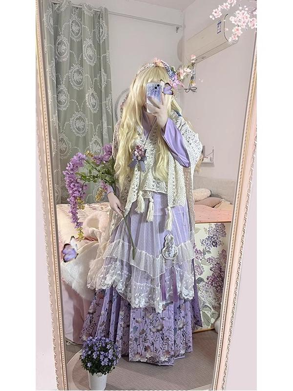 Ensemble Hanbok Violet Quotidi - Hanbok Modern Set avis et prix