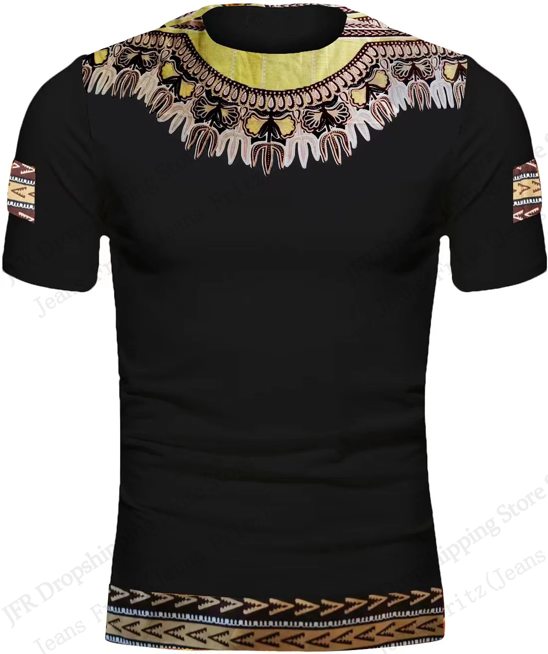 T-shirt ethnique Dashiki impri - Dashiki Shirt Men avis et prix
