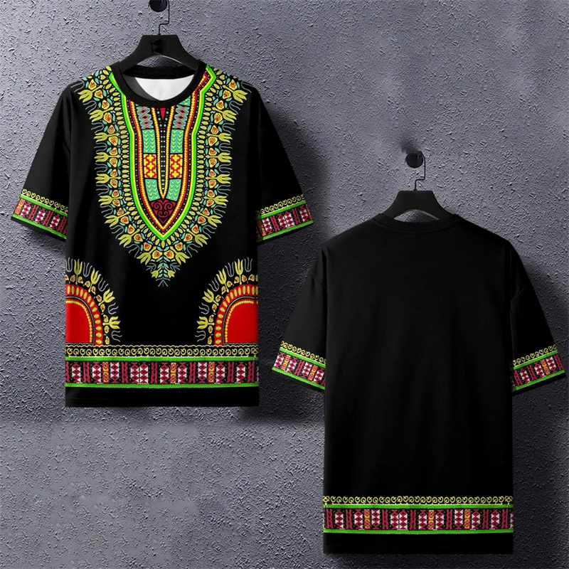 T-shirt d'été Harajuku pour ho - Dashiki Shirt Men avis et prix